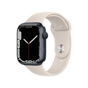 Apple Watch Series 7 41mm GPS Starlight Aluminum Case with Starlight Sport Band