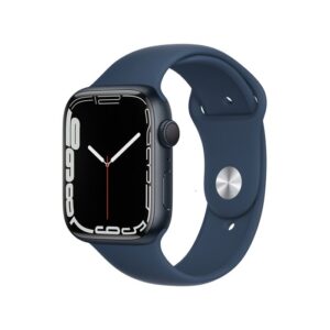 Apple Watch Series 7 45mm Blue Aluminum Case with Abyss Blue Sport Band