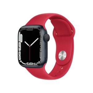 Apple Watch Series 7 41mm GPS Red Aluminum Case with Red Sport Band